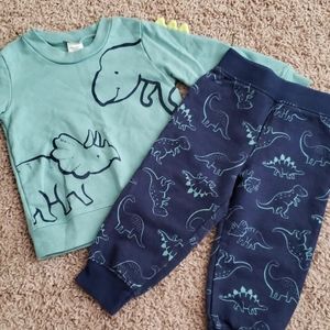 Dinosaur jogger set
